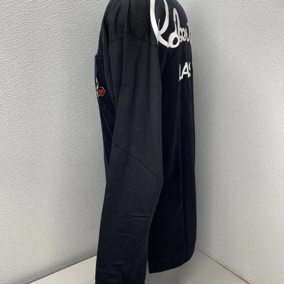 Robert Graham Men’s Las Vegas Long Sleeve T-Shirt Size M Black Embroidered Skull - Picture 10 of 12